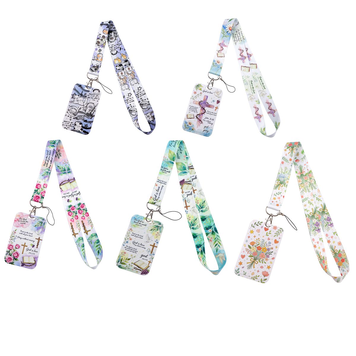 Phone Cases Officeworks - Laccetto per Telefono con Stampa Floreale