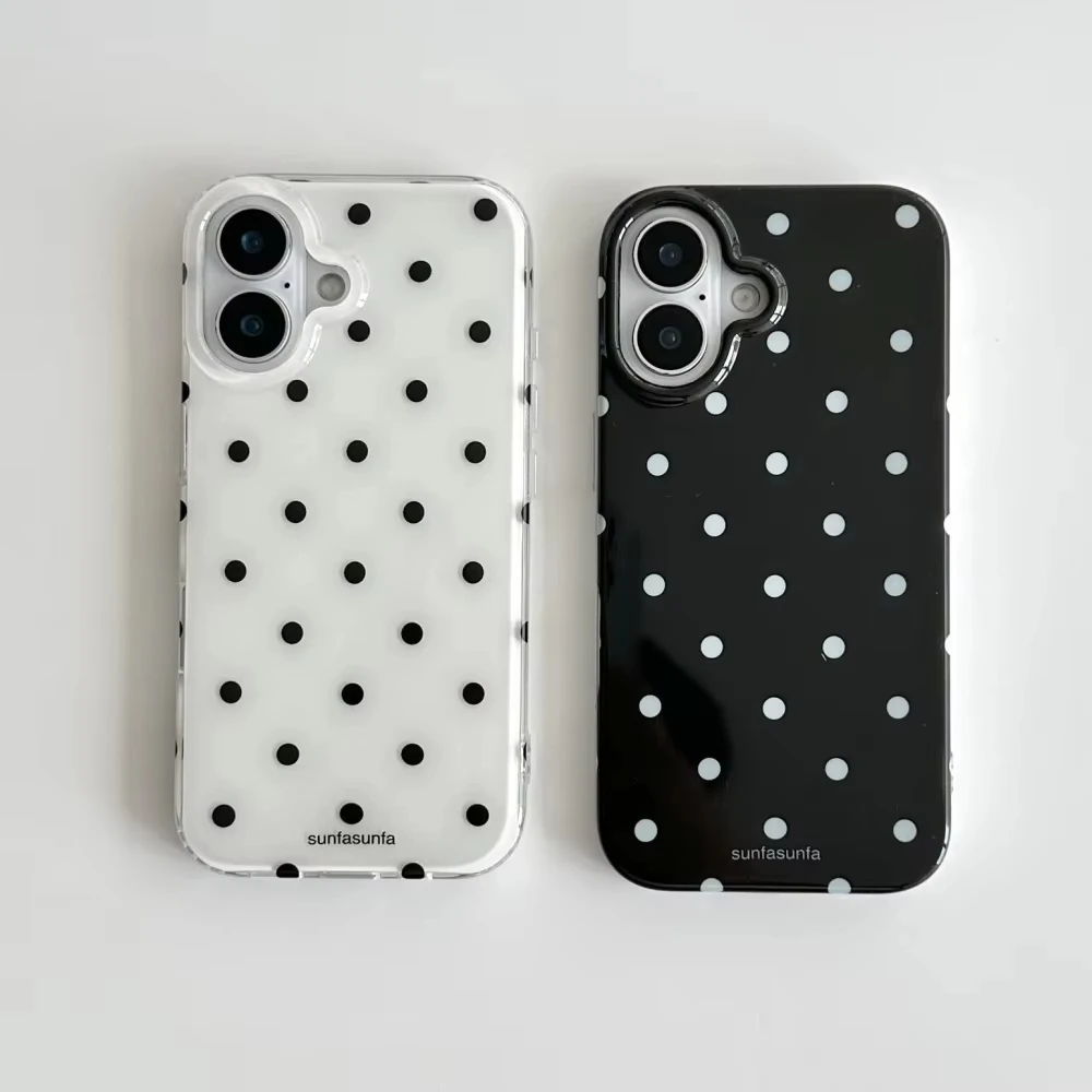 Phone Cases Polka Dot - Custodia per telefono minimalista a pois