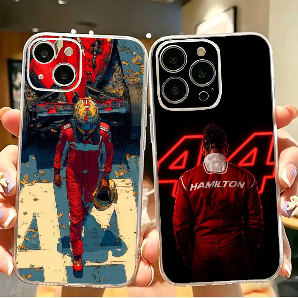 Phone Cases Hamilton - Cover Trasparente Antiurto Legend 44 Driver