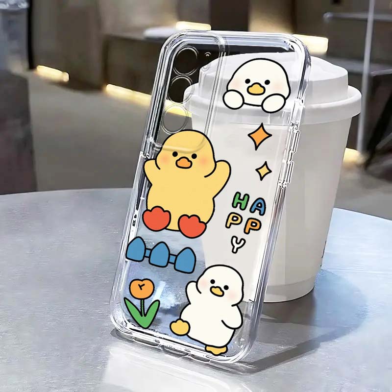 Cute Anime Case - Custodia Trasparente con Design Cartone Animato
