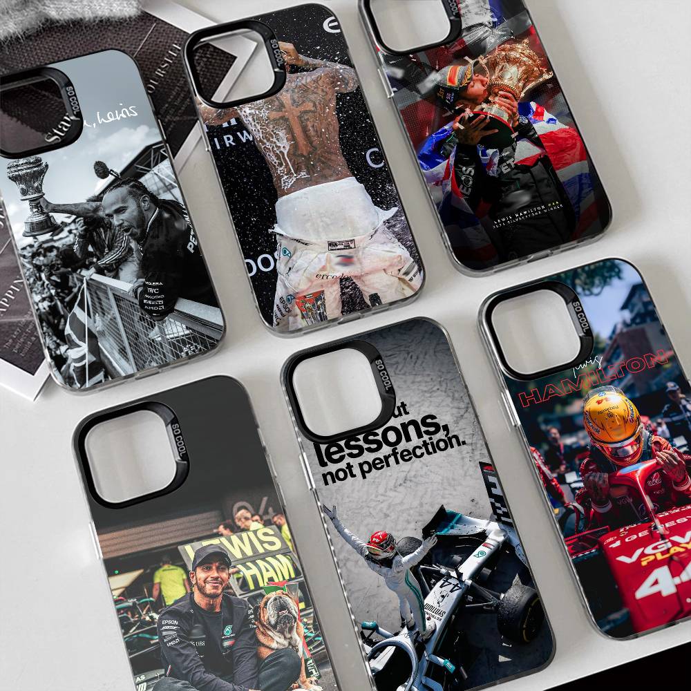 Phone Cases Hamilton - Custodia Morbida L-Lewis 44 H-Hamilton per