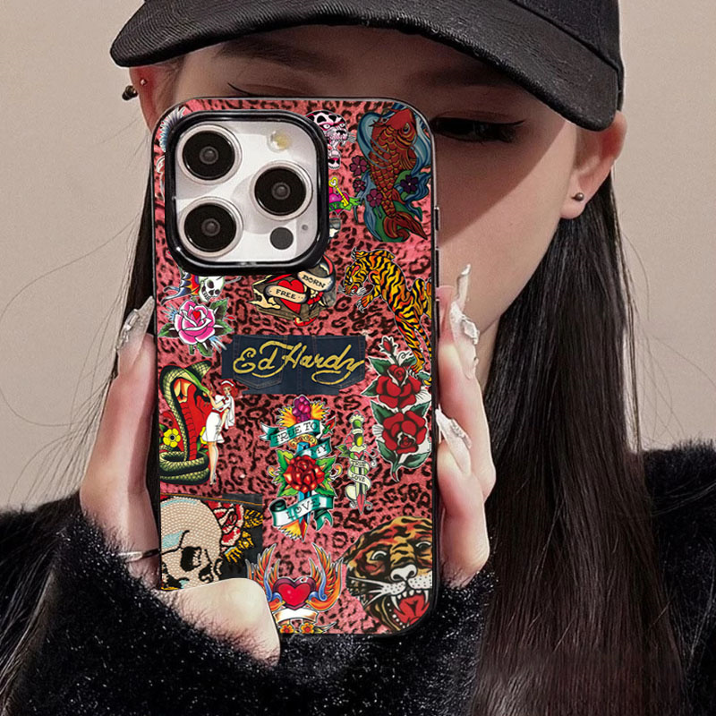 Phone Cases Leopard Print - Custodia per telefono con motivo tigre