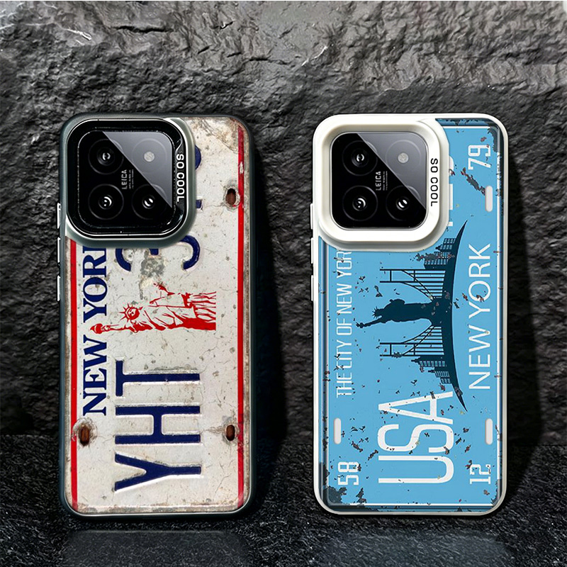 Phone Cases York - Cover per telefono con ornamento targa