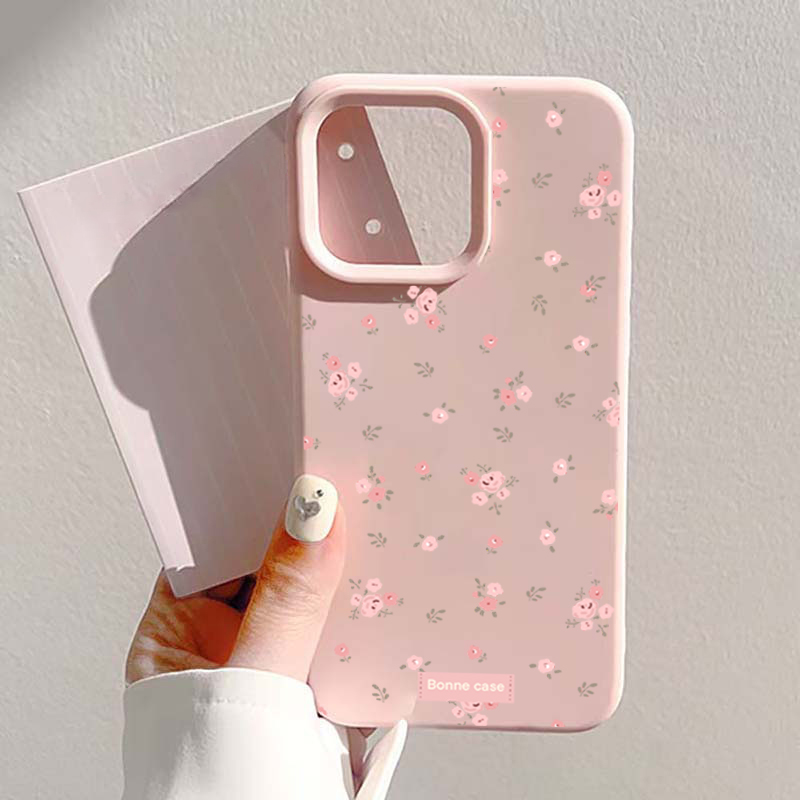 Phone Cases Korean - INS Corea Fiore Rosa Cassa Del