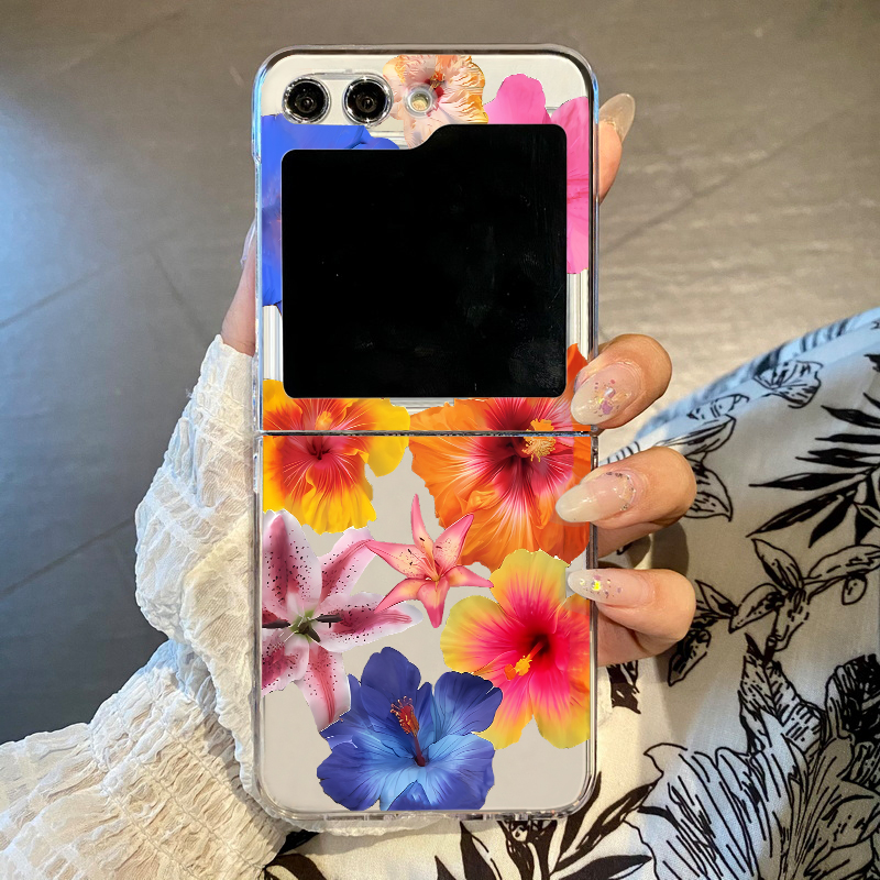 Phone Cases Z Fold 5 - Custodia per telefono con stampa floreale