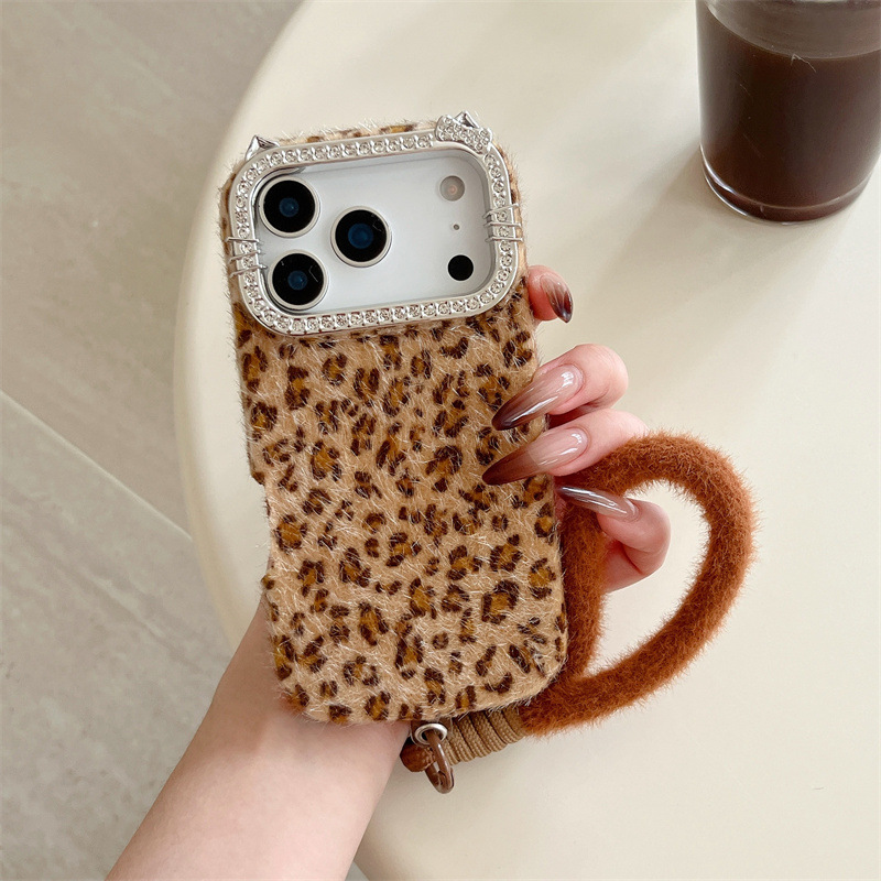 Phone Cases Leopard Print - Custodia di lusso per cellulare in