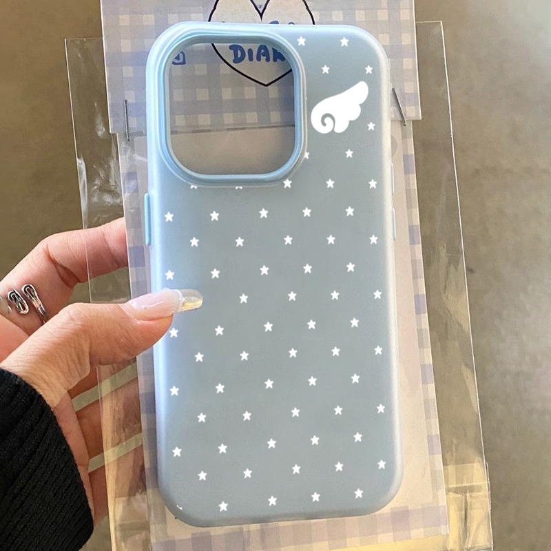 Phone Cases Korean - Custodia per telefono 2-in-1 con ali