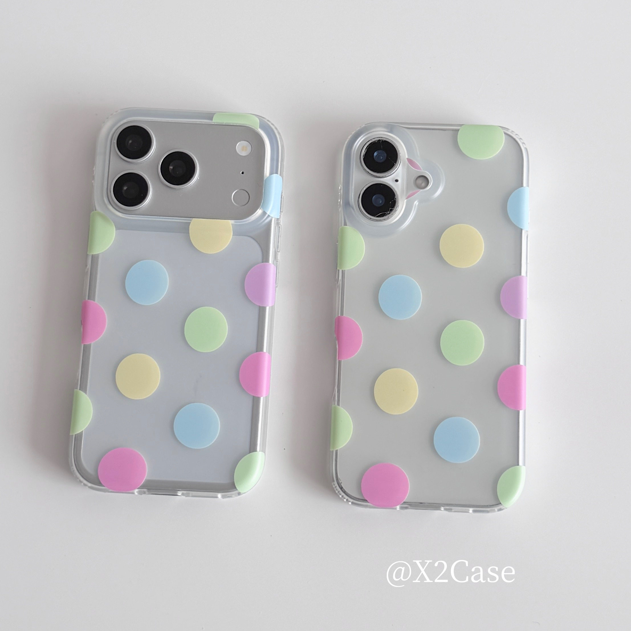 Phone Cases Korean - Custodia per telefono opaca a pois