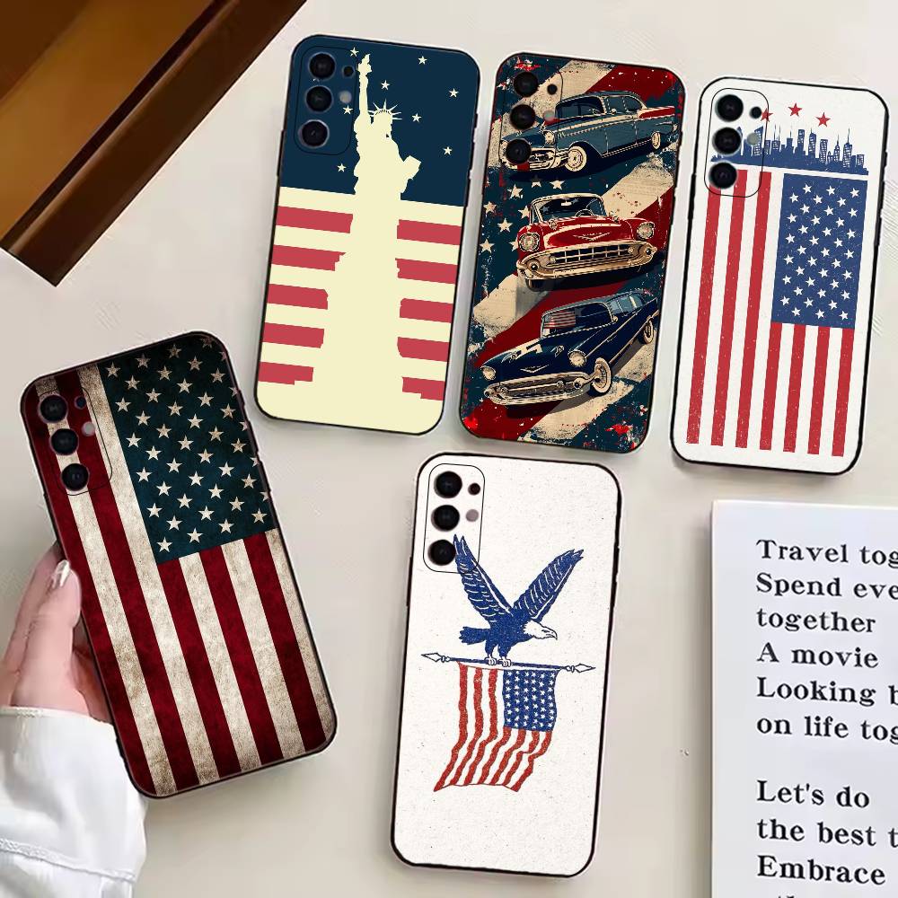Phone Cases Usa - Cover per Telefono con Bandiera Americana