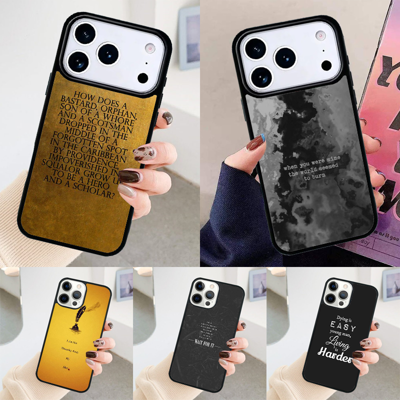 Cover per iPhone con Testi Mus - Phone Cases Hamilton recensione e prezzo