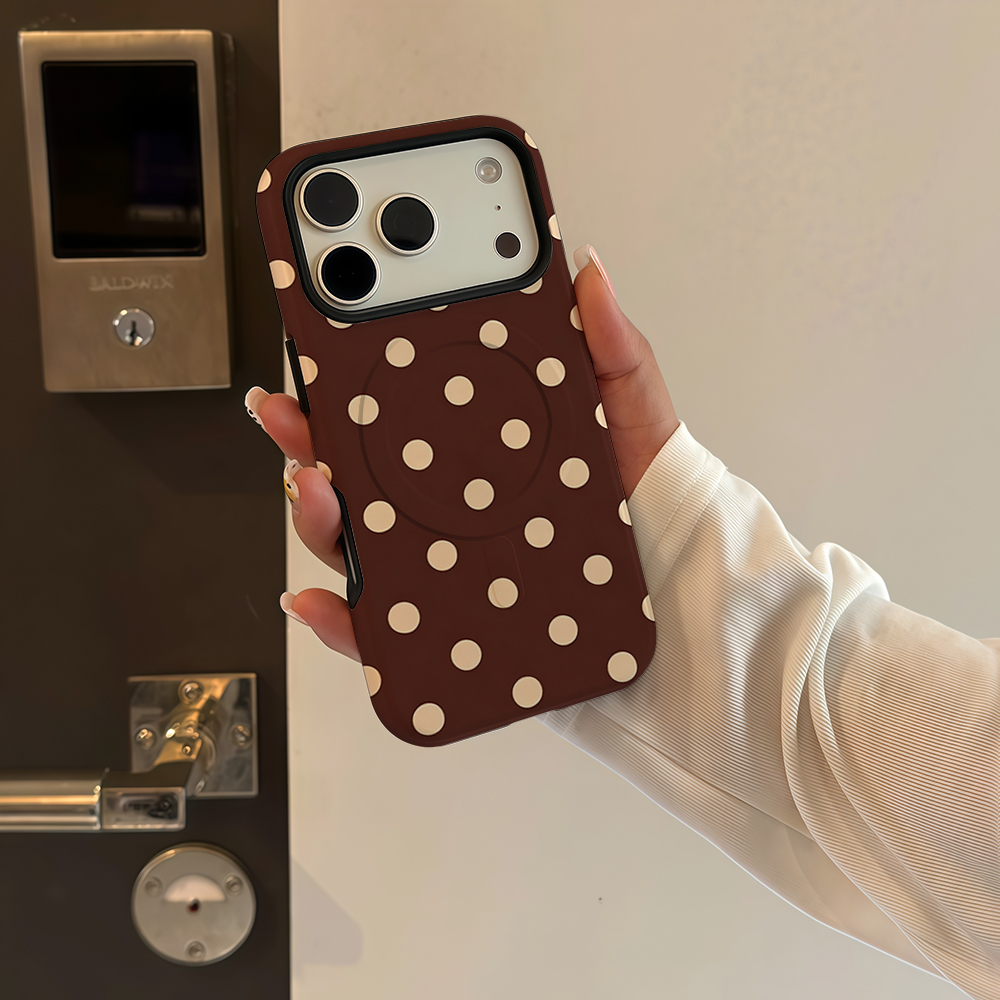 Custodia per telefono marrone  - Phone Cases Polka Dot recensione e prezzo