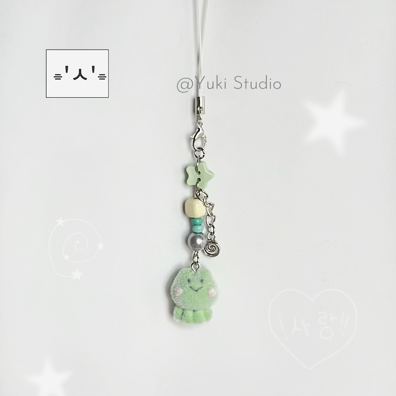 1 pz resina floccata rana verd - Phone Cases With Charms recensione e prezzo