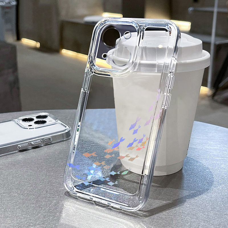 Ins Small Fish Group Creativo  - Cute Anime Case recensione e prezzo