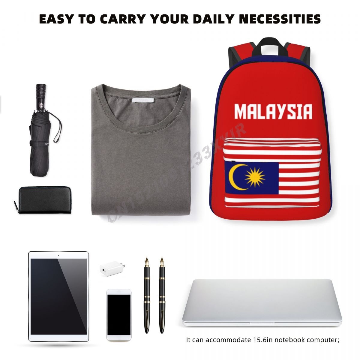 Zaino unisex Bandiera della Ma - Phone Cases Malaysia recensione e prezzo